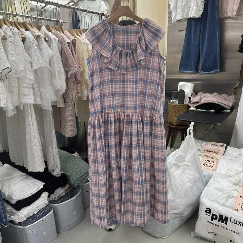 CORNER東大門㊣實拍女裝新品時尚真品職業25春夏人氣連衣裙CORNER.302連衣裙