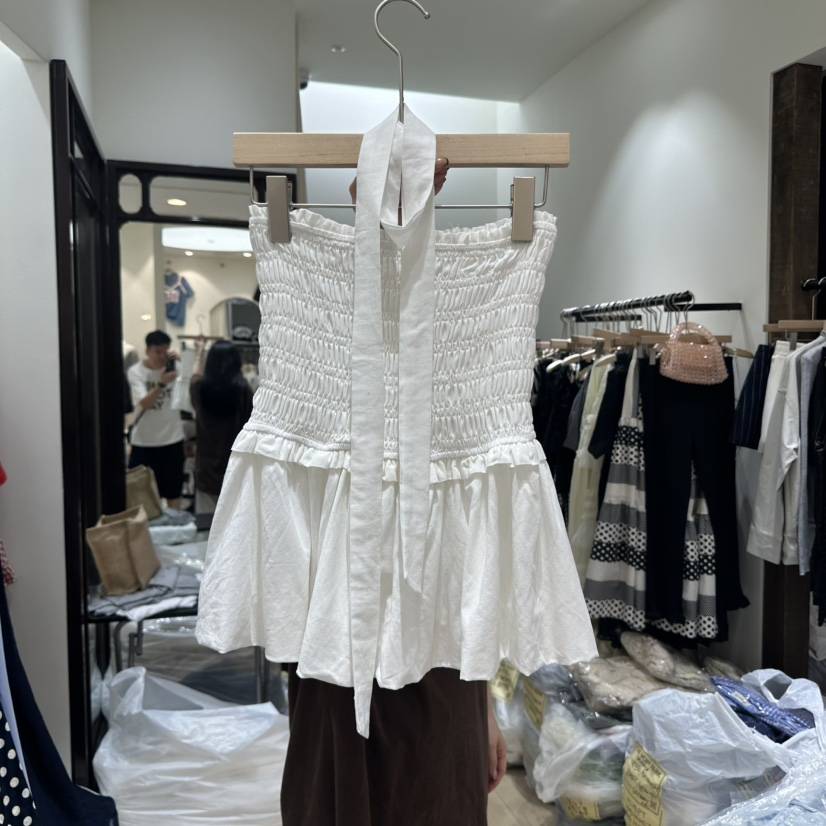 THEMORYPARK韓國代購㊣女裝新品時尚職業熱賣吊帶背心含脖帶THE MORY PARK吊帶/背心