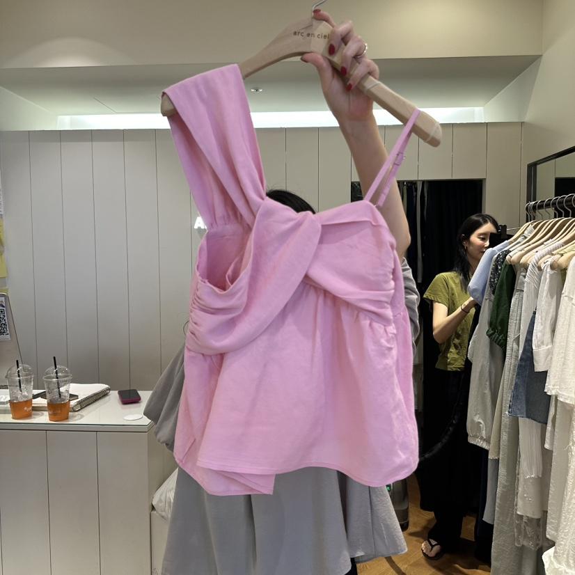 ARC韓國代購㊣女士新品25春夏休閑推薦時尚人氣熱賣吊帶背心ARC EN CIEL吊帶/背心