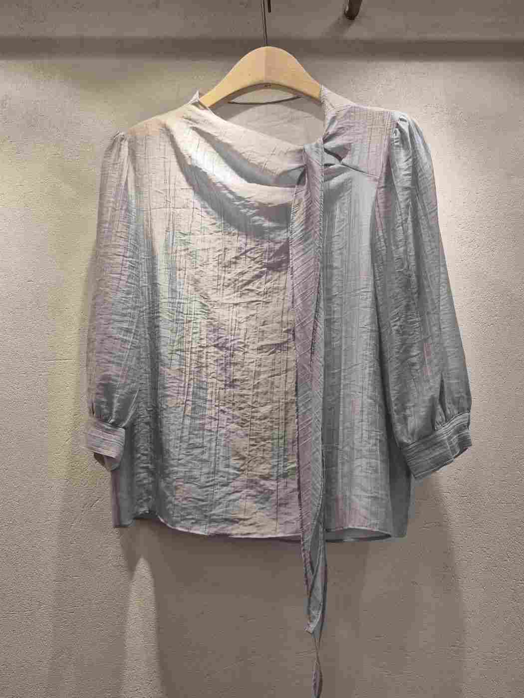 VIVIANLEE韓國直郵㊣女士新品25春夏休閑人氣襯衫蕾絲衫透明VIVIANLEE襯衫/蕾絲衫