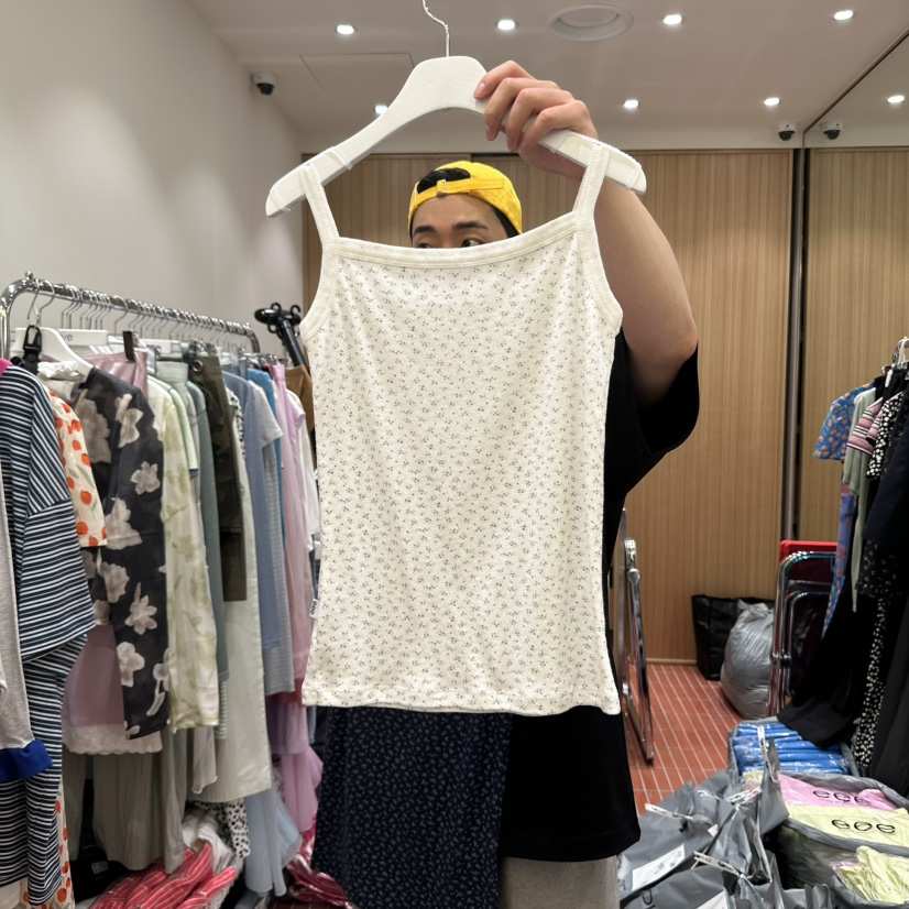 E/E/E東大門㊣實拍女裝新款休閑真品人氣熱賣時尚吊帶背心E/E/E吊帶/背心