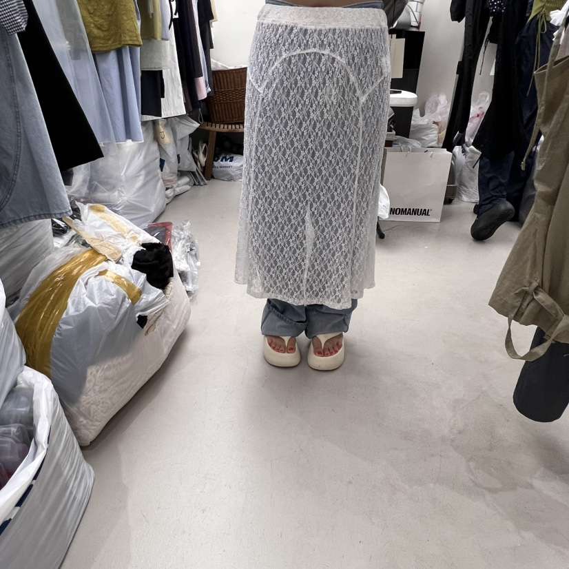SOLD OUT韓國代購㊣女士新款職業25春夏熱賣休閑半身裙中短裙SOLD OUT半身裙/中短裙