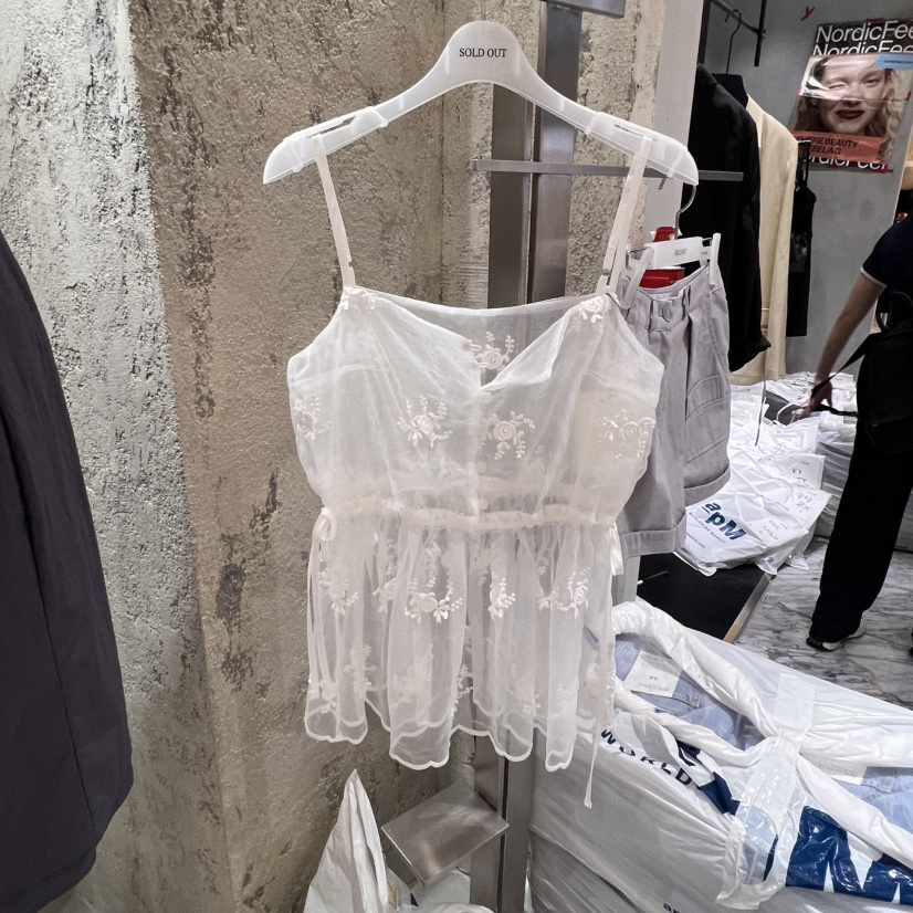 SOLD OUT東大門㊣實拍女士新品推薦真品時尚人氣職業吊帶背心SOLD OUT吊帶/背心