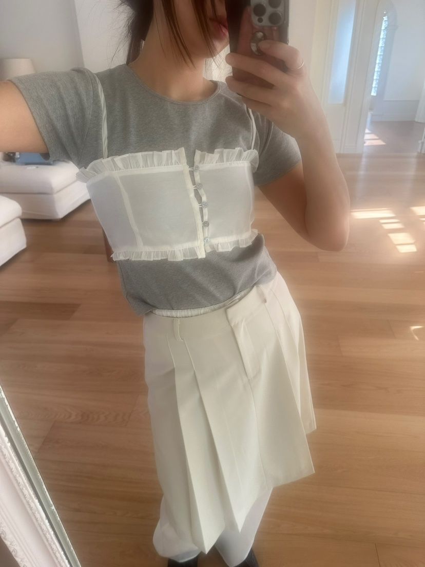 MURS東大門㊣實拍女裝新款推薦真品時尚休閑25春夏吊帶背心MURS吊帶/背心