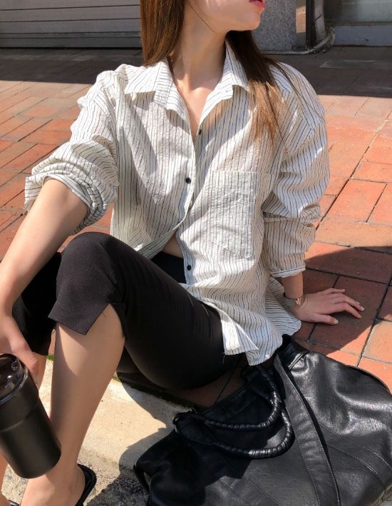 MURS東大門㊣代購女士新品人氣時尚推薦25春夏職業襯衫蕾絲衫MURS襯衫/蕾絲衫