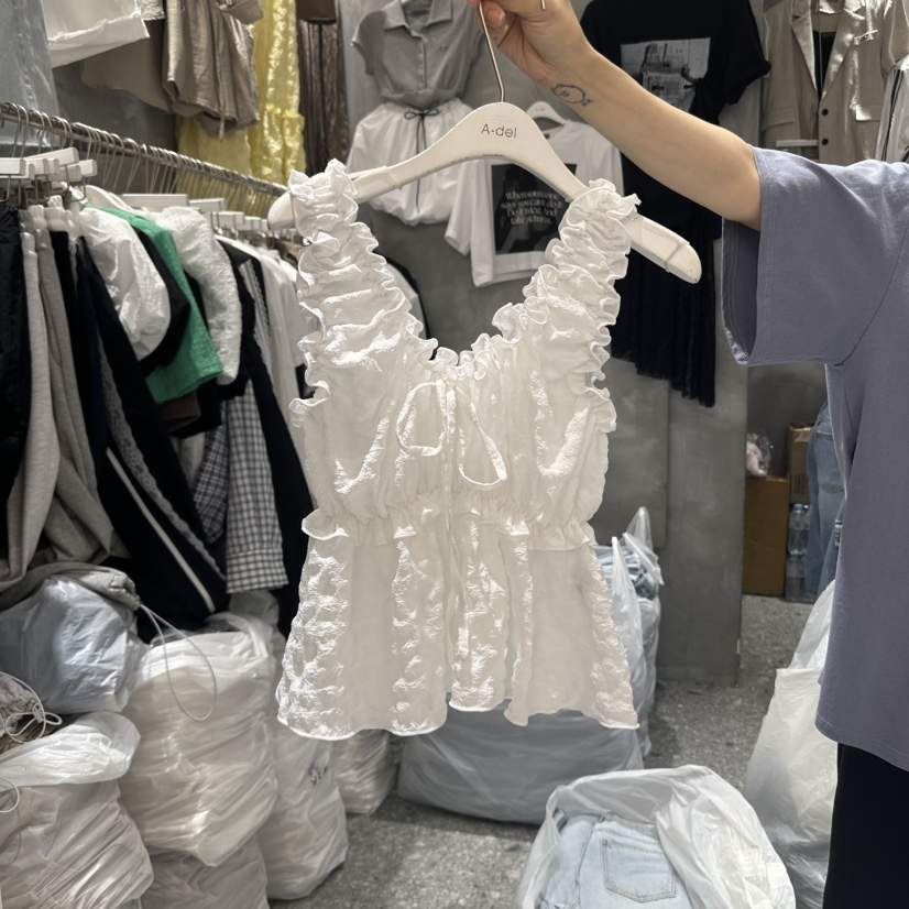 A-DEL東大門㊣直郵女裝新品真品休閑推薦熱賣職業吊帶背心A-DEL吊帶/背心