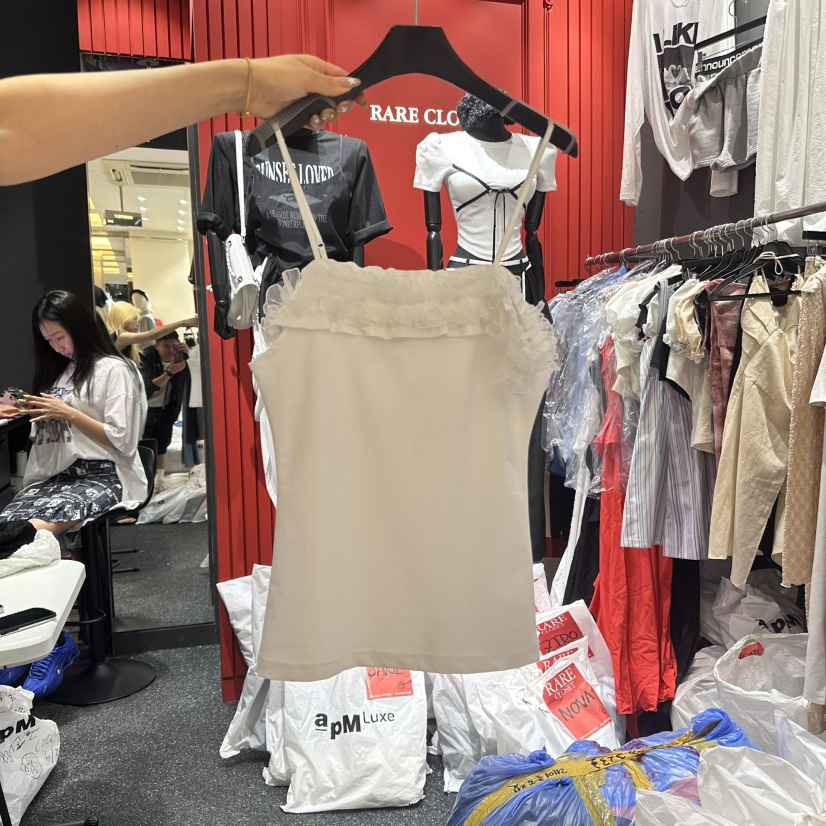 RARE CLOSET東大門㊣代購女士新款職業人氣推薦25春夏吊帶背心RARE CLOSET吊帶/背心