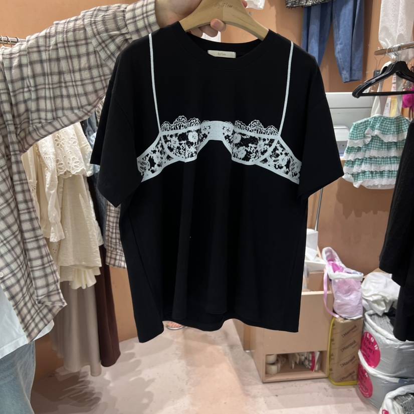 BY FLOW東大門㊣代購女裝新品職業推薦25春夏真品人氣休閑T恤BY FLOWT恤