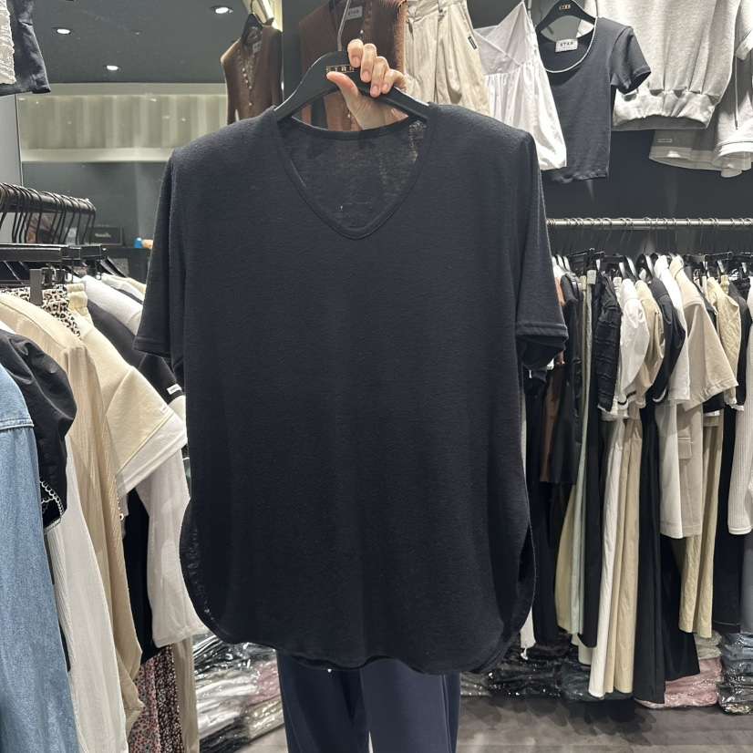 STAR-L東大門㊣直郵女士新品真品推薦職業人氣熱賣T恤亞麻布STAR-LT恤