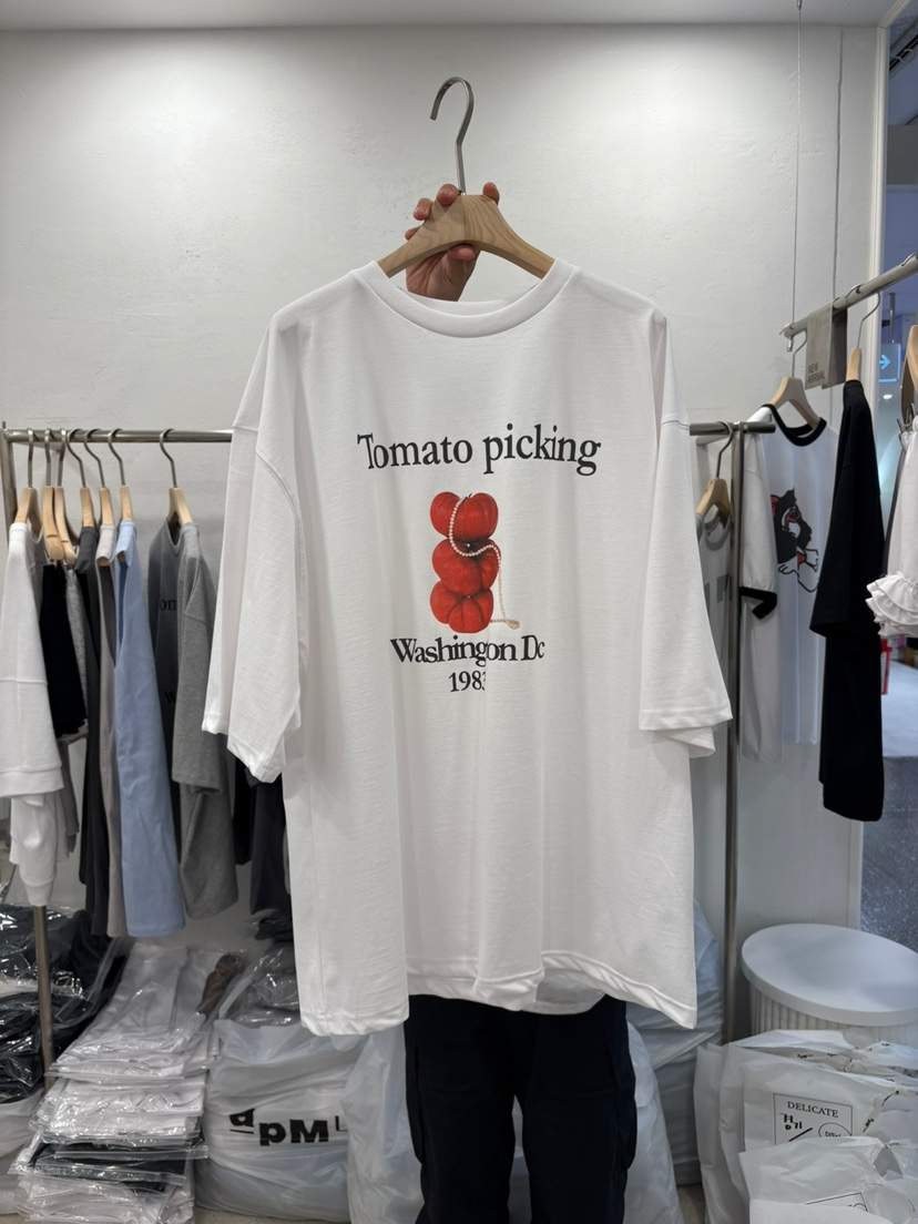 DELICATE東大門㊣實拍女士新款時尚25春夏職業休閑真品推薦T恤DELICATET恤
