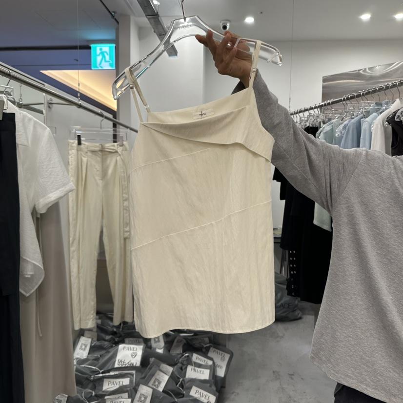 PAVEL韓國代購㊣女裝新品職業熱賣休閑時尚真品推薦吊帶背心PAVEL吊帶/背心