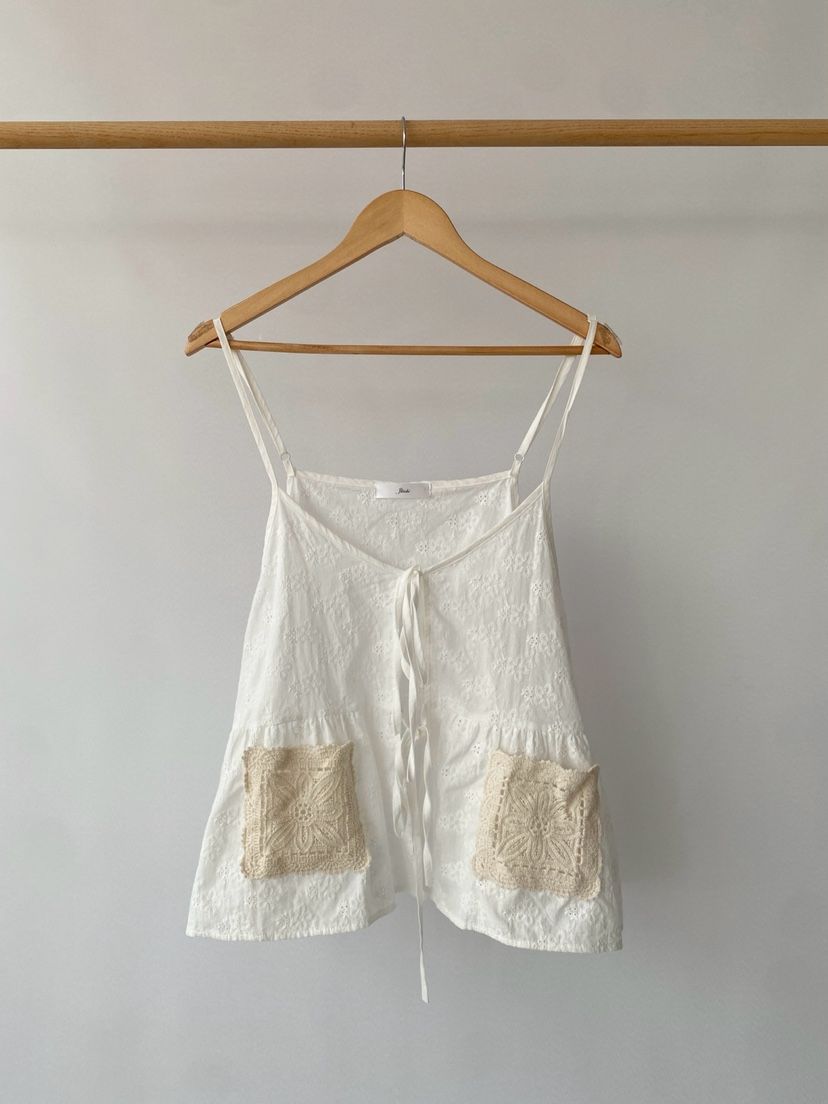 JKICHI韓國代購㊣女士新品時尚休閑吊帶背心兩面可穿口袋雙面JKICHI吊帶/背心