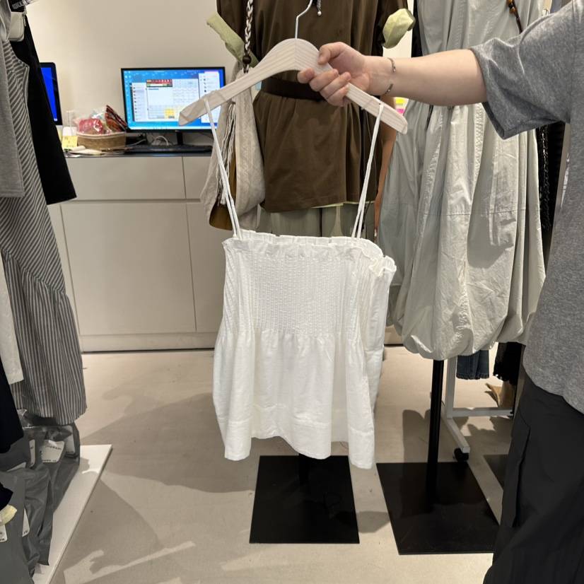 MENTOR韓國直郵㊣女裝新款真品人氣職業吊帶背心不含內搭亞麻MENTOR吊帶/背心