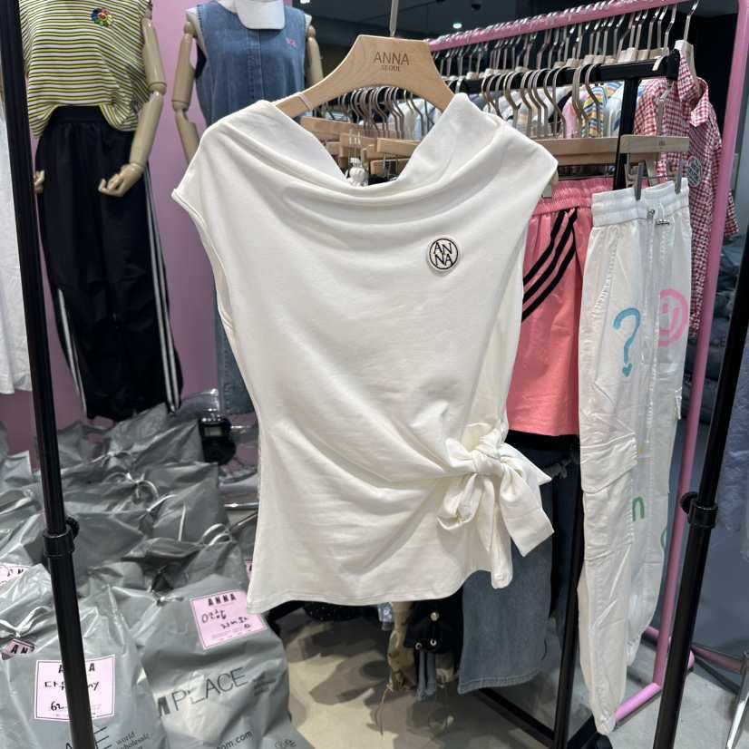 ANNA東大門㊣代購女士新款熱賣真品25春夏休閑時尚吊帶背心ANNA吊帶/背心