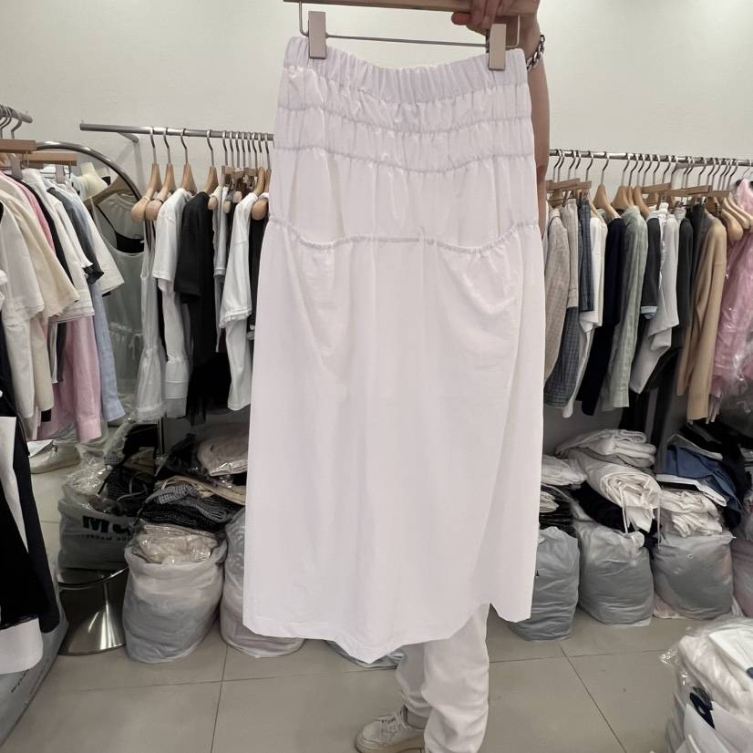 LELEN東大門㊣實拍女裝新品人氣時尚休閑推薦半身裙中短裙口袋LELEN半身裙/中短裙