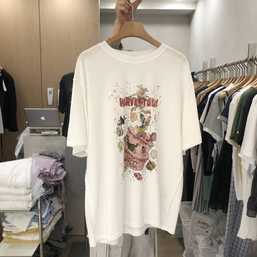VILLABUTTON韓國代購㊣女士新品25春夏職業休閑時尚推薦T恤VILLABUTTONT恤