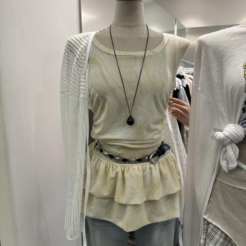 EYEL東大門㊣代購女裝新品人氣25春夏時尚職業連衣裙不含腰帶EYEL連衣裙