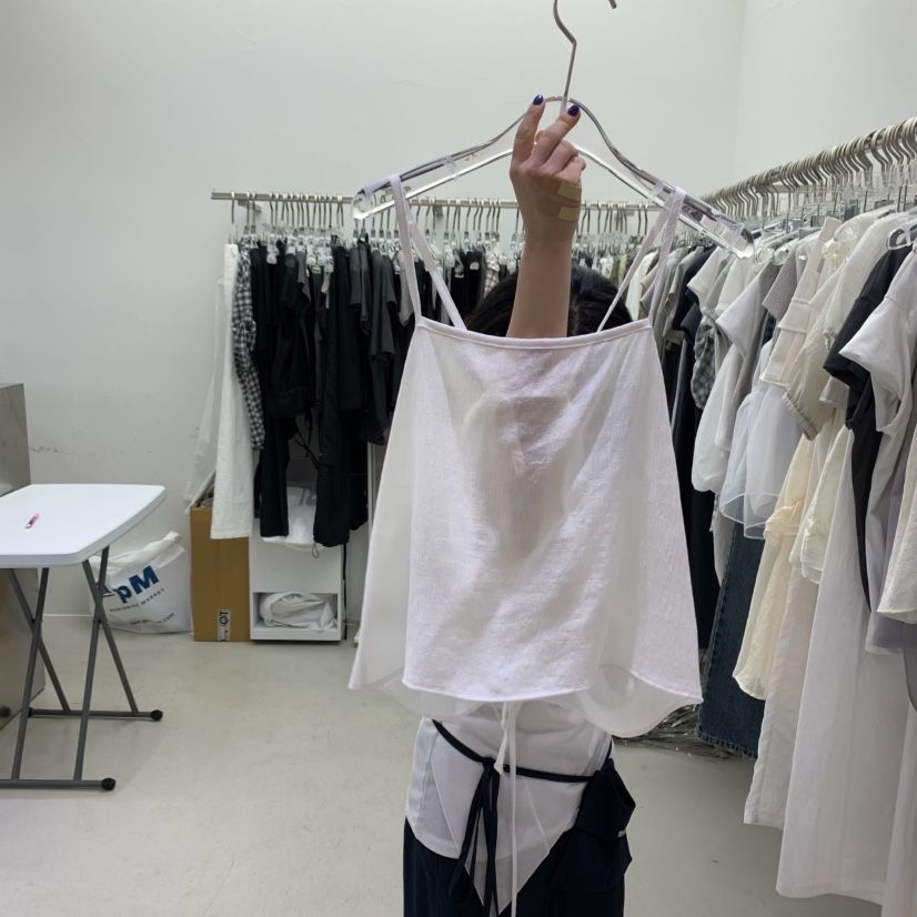 PADO韓國代購㊣女士新款休閑時尚25春夏人氣推薦熱賣吊帶背心PADO吊帶/背心