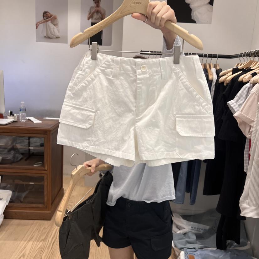 OURIN韓國直郵㊣女裝新品推薦25春夏時尚真品人氣休閑短褲工裝OURIN短褲