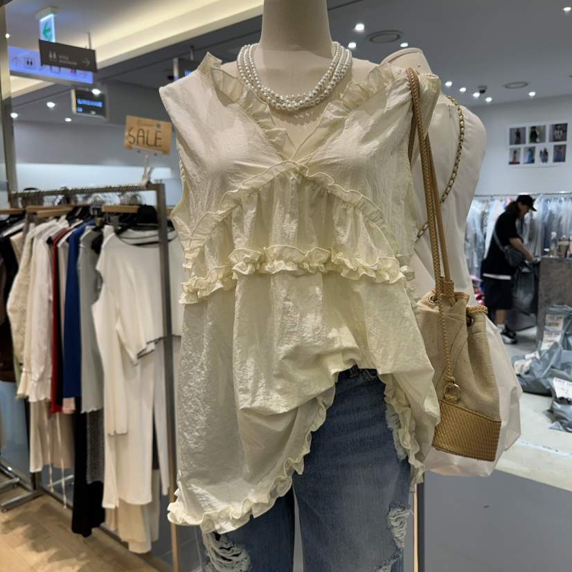 BUTTER-P東大門㊣代購女裝新款推薦休閑熱賣真品職業吊帶背心BUTTER-P吊帶/背心
