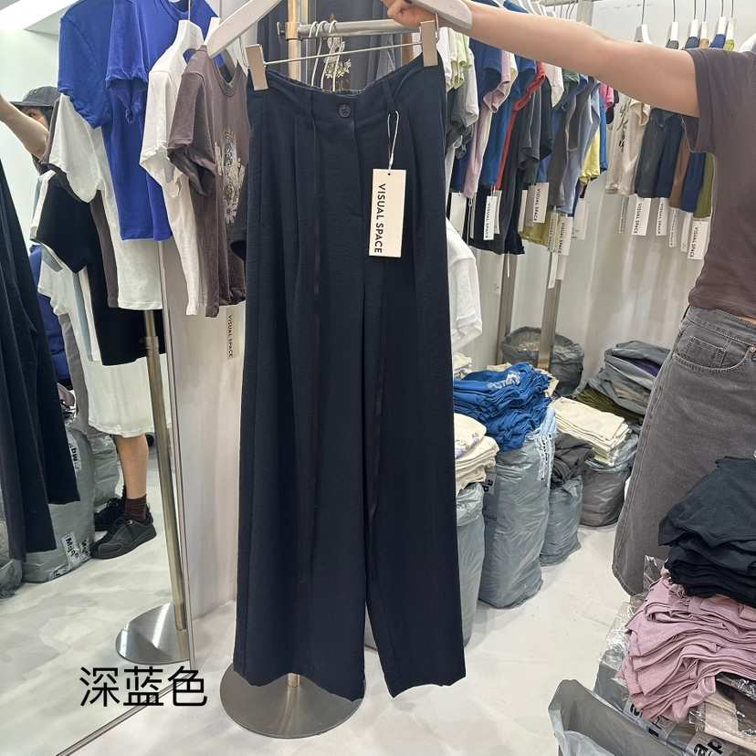 VISUAL SPACE東大門㊣實拍女士新款推薦職業時尚人氣休閑褲VISUAL SPACE休閑褲