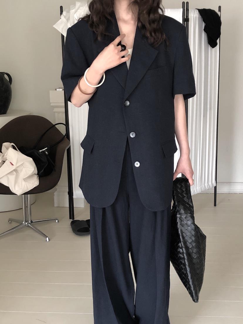 LE BUTTER韓國代購㊣女裝新品人氣真品25春夏推薦夾克亞麻布LE BUTTER夾克