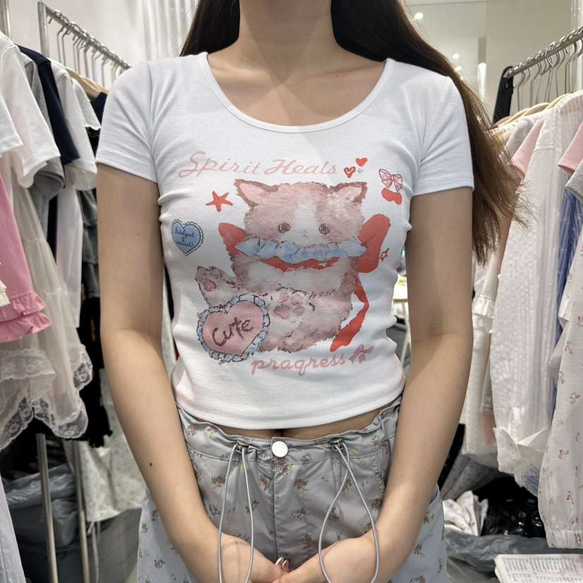 MIMME韓國代購㊣女裝新款時尚休閑人氣職業熱賣推薦25春夏T恤MIMMET恤