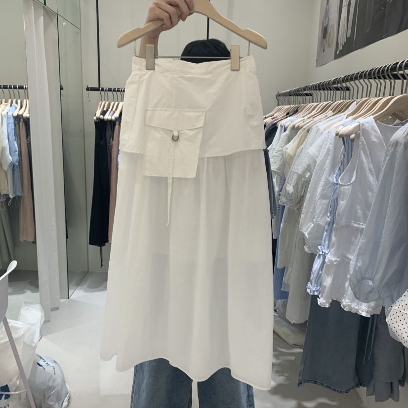 YUNBAL東大門㊣代購女裝新品真品時尚熱賣半身裙中短裙假兩件YUNBAL半身裙/中短裙