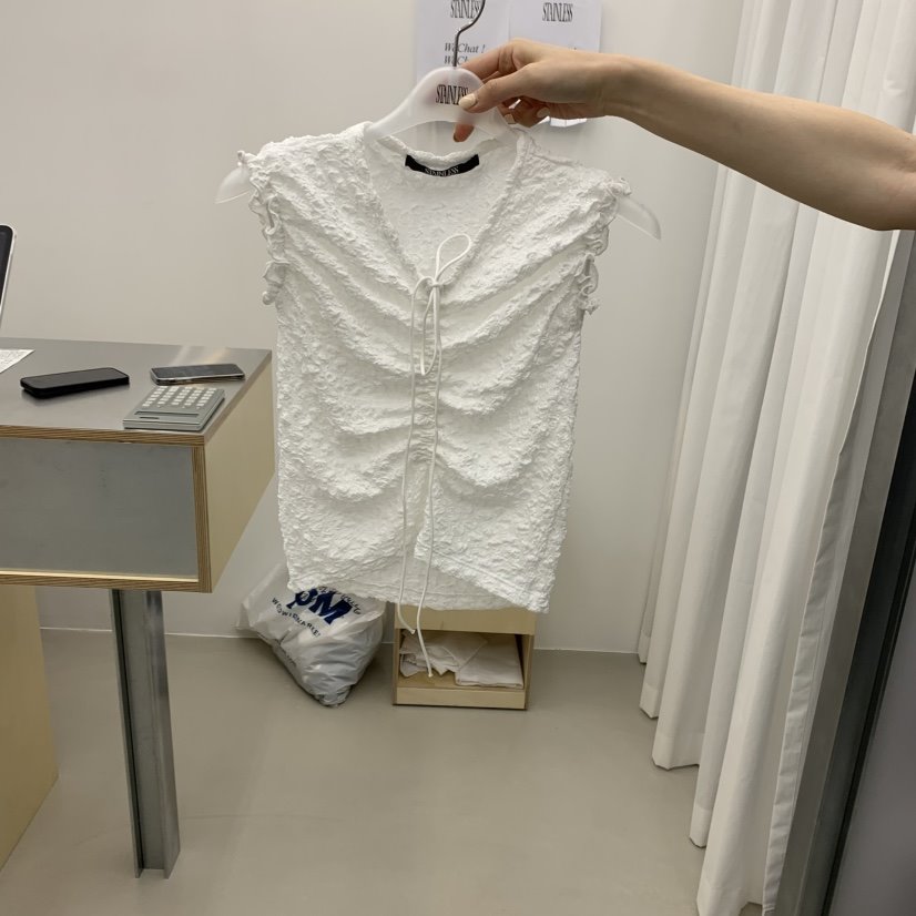 STAINLESS東大門㊣直郵女裝新品職業真品休閑25春夏吊帶背心STAINLESS吊帶/背心