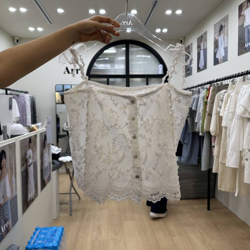 ARR東大門㊣實拍女裝新品職業推薦熱賣真品25春夏休閑吊帶背心ARR吊帶/背心