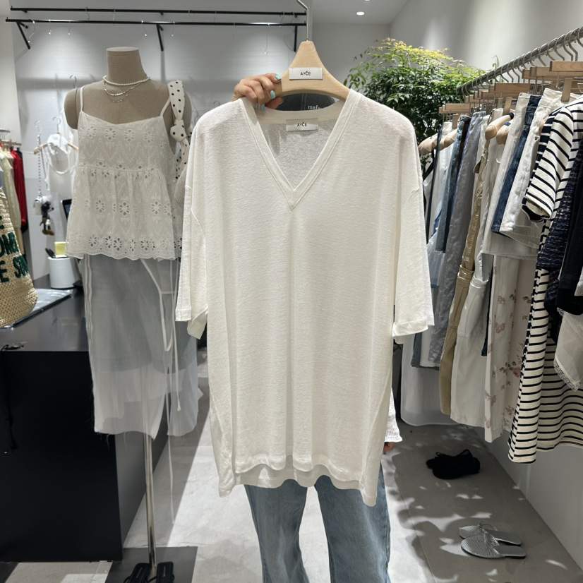 AYCE東大門㊣代購女士新款人氣真品職業25春夏時尚針織衫V領101SHOWROOM/AYCE針織衫