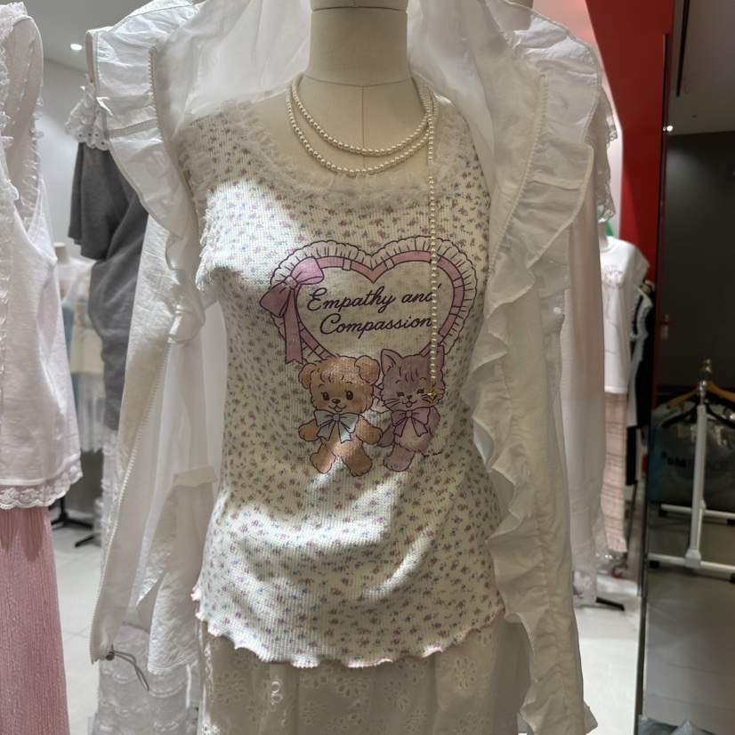 MINI UNNI東大門㊣實拍女士新款推薦25春夏休閑時尚吊帶背心MINI UNNI吊帶/背心