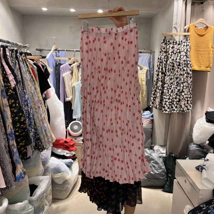LOGROAD韓國代購㊣女裝新款真品人氣職業時尚25春夏半身裙中短裙LOG ROAD半身裙/中短裙