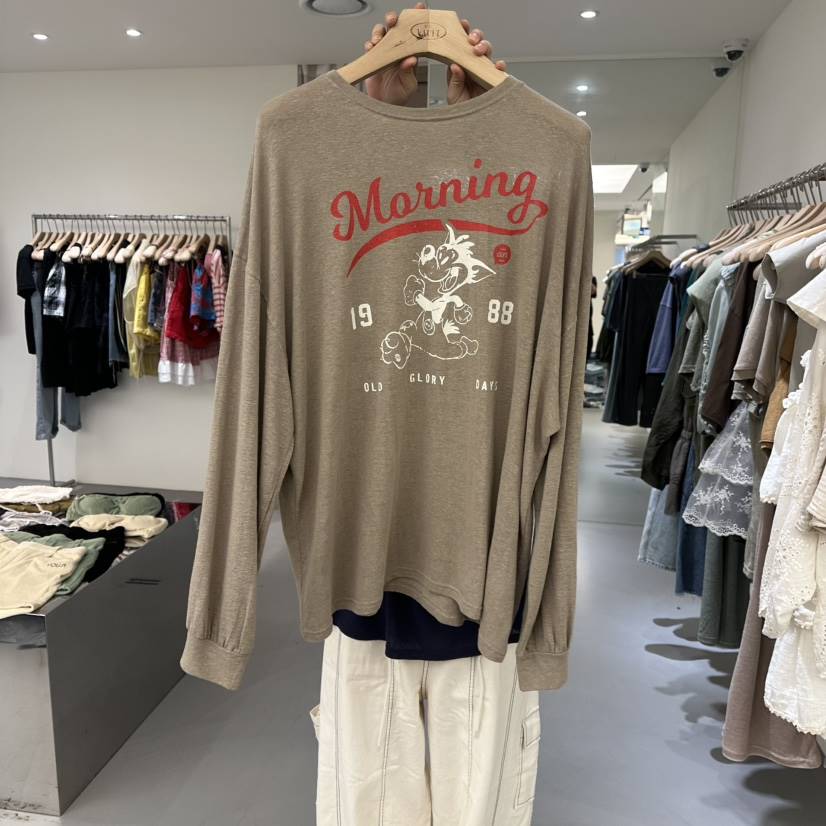 VAULT韓國代購㊣女士新品人氣25春夏休閑時尚真品職業推薦衛衣VAULT衛衣
