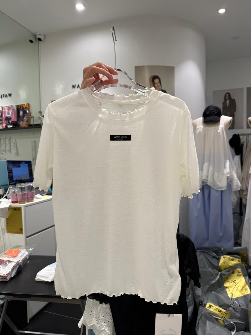 WATERMELON韓國直郵㊣女士新品人氣時尚真品休閑職業推薦T恤WATERMELONT恤