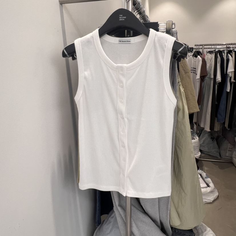 THE SECOND GROW東大門㊣直郵女裝新品休閑推薦真品吊帶背心THE SECOND GROW吊帶/背心