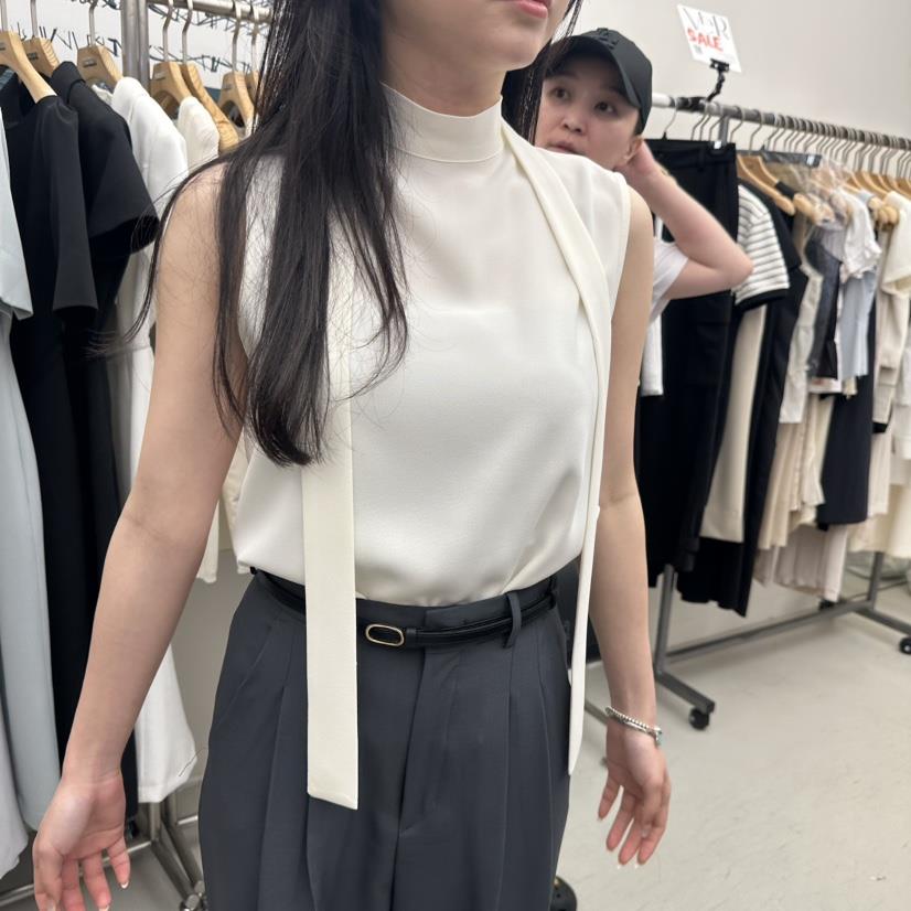 MER東大門㊣直郵女士新品職業真品推薦25春夏人氣熱賣吊帶背心MER/ANGELO BIANCO吊帶/背心