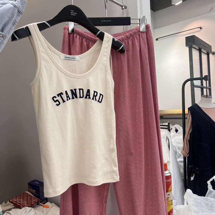 THE SECOND GROW東大門㊣代購女裝新品推薦真品休閑吊帶背心THE SECOND GROW吊帶/背心