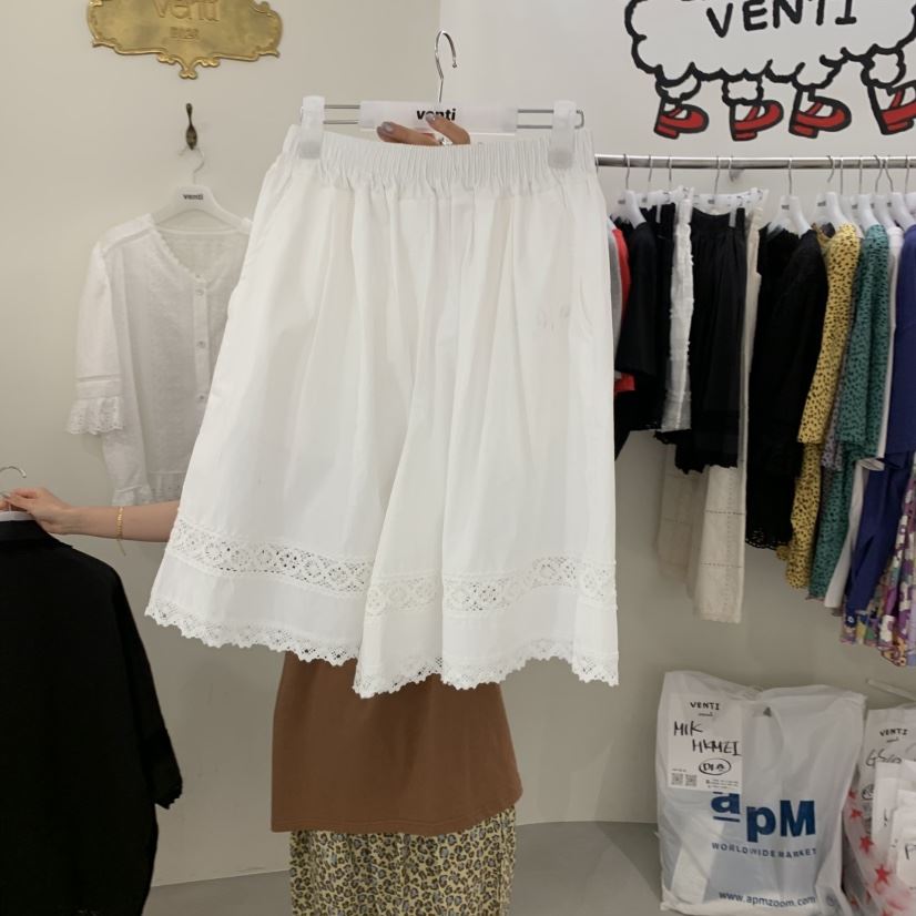 VENTI韓國直郵㊣女裝新品推薦職業真品休閑人氣熱賣短褲蕾絲VENTI短褲