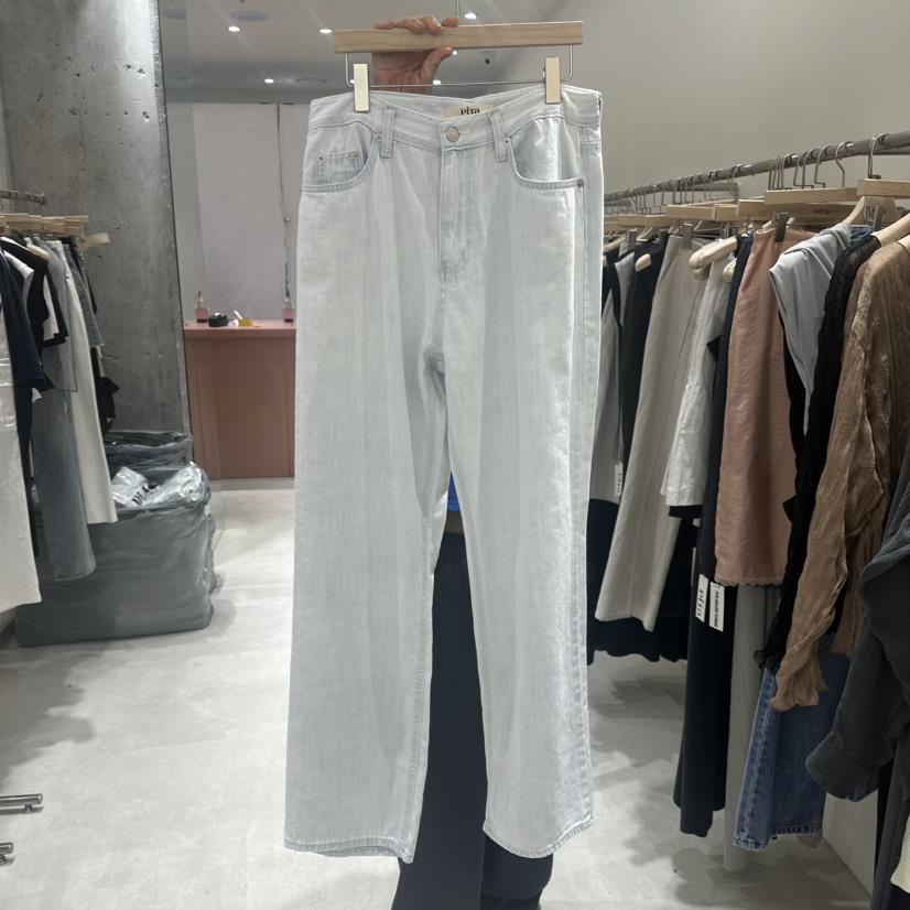 PITA東大門㊣實拍女裝新品人氣熱賣真品牛仔褲水洗牛仔布亞麻THE VERLIN/piTa牛仔褲