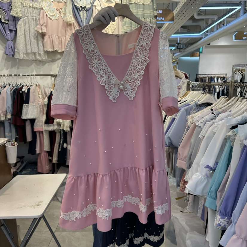 PAPA東大門㊣實拍女士新品25春夏熱賣休閑真品人氣時尚連衣裙PAPA連衣裙