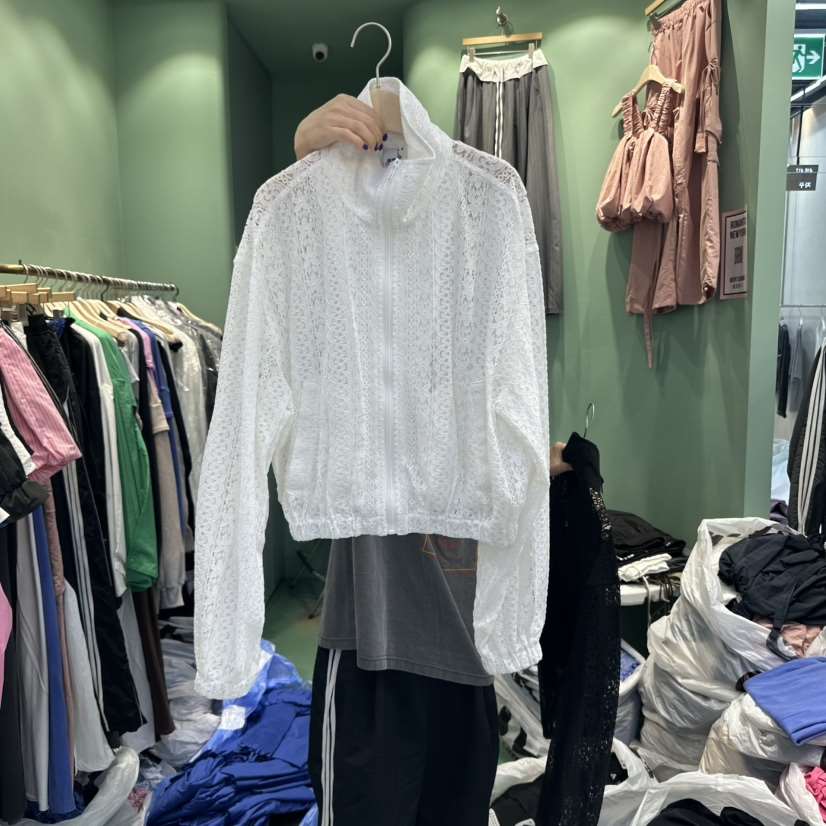 ROMANTIC NEWYORK東大門㊣實拍女裝新品職業人氣休閑夾克蕾絲ROMANTIC NEWYORK夾克