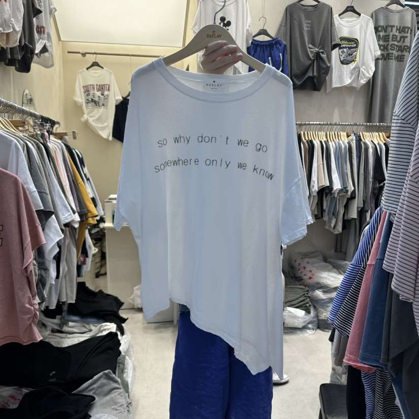 REPLAY東大門㊣實拍女裝新品休閑時尚真品職業推薦人氣熱賣T恤REPLAYT恤