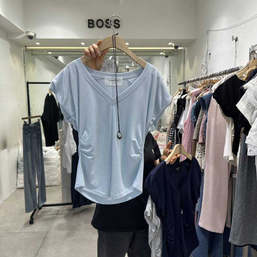 DREAM GIRIS東大門㊣代購女士新品推薦25春夏職業T恤不含飾品DREAM GIRIS/HOT PLACET恤