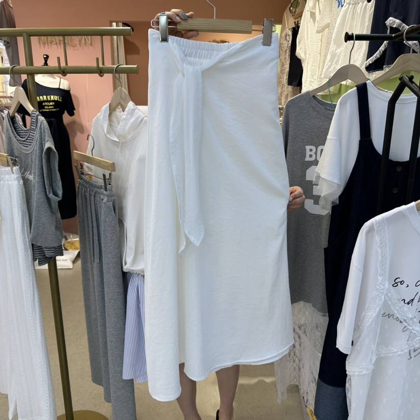 MARILYN韓國直郵㊣女士新款時尚推薦25春夏真品熱賣休閑長裙MARILYN長裙