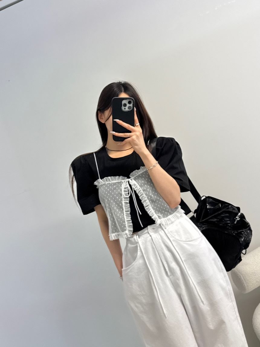 J.RITZY韓國代購㊣女士新品時尚人氣真品25春夏休閑T恤緊身J.RITZYT恤