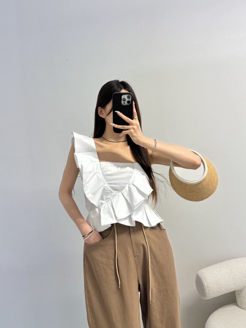 J.RITZY韓國代購㊣女裝新款人氣熱賣25春夏休閑職業吊帶背心J.RITZY吊帶/背心