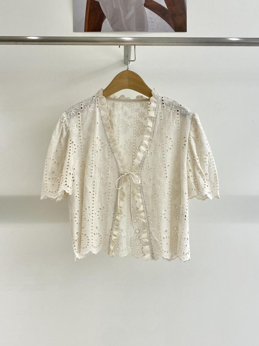 1968東大門㊣直郵女裝新品人氣職業襯衫蕾絲衫刺繡蕾絲開衫1968/YEOUYA襯衫/蕾絲衫