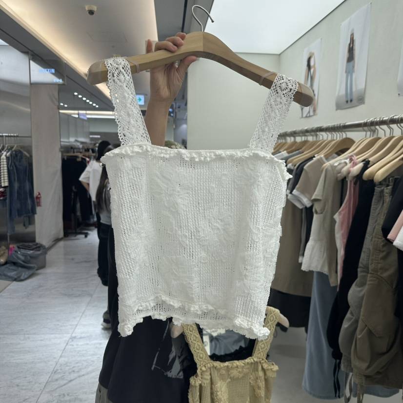CHAV東大門㊣直郵女士新款熱賣休閑推薦人氣25春夏吊帶背心CHAV吊帶/背心