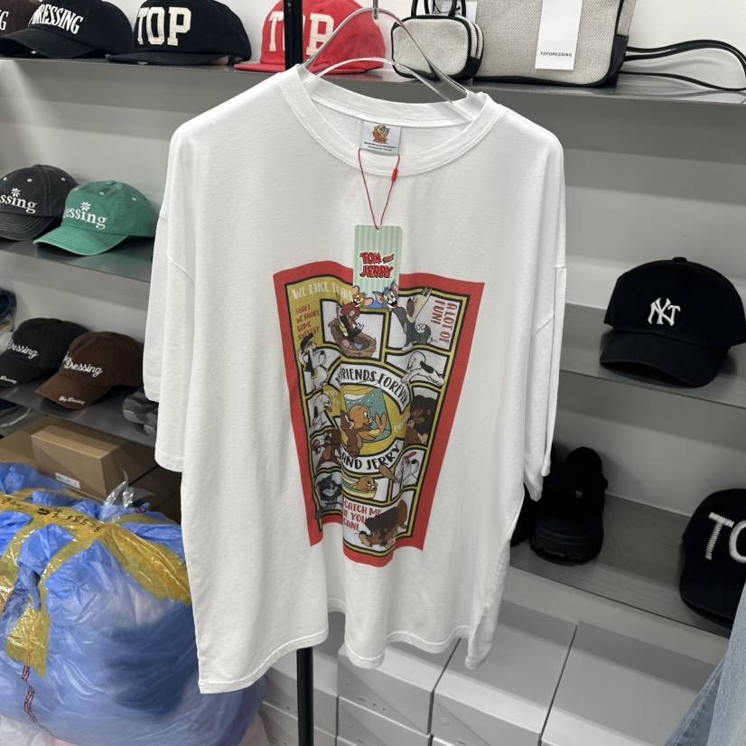 TOPDRESSING韓國直郵㊣女裝新品人氣休閑真品推薦熱賣25春夏T恤TOPDRESSINGT恤